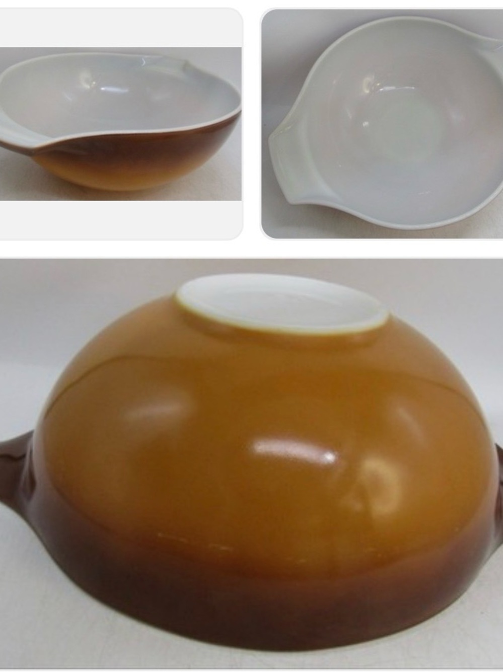 Pyrex Vintage Cinderella Mixing Bowls Set of 2